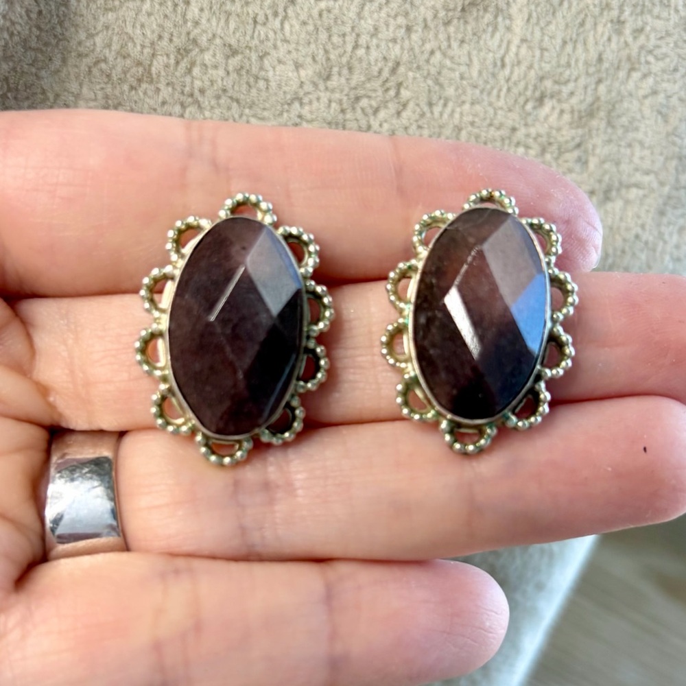 30. Jay King DRT Faceted Garnet Earrings